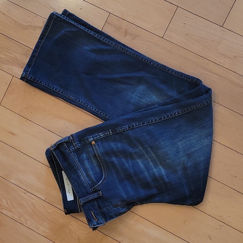 Pilcro and the Letterpress denim capris